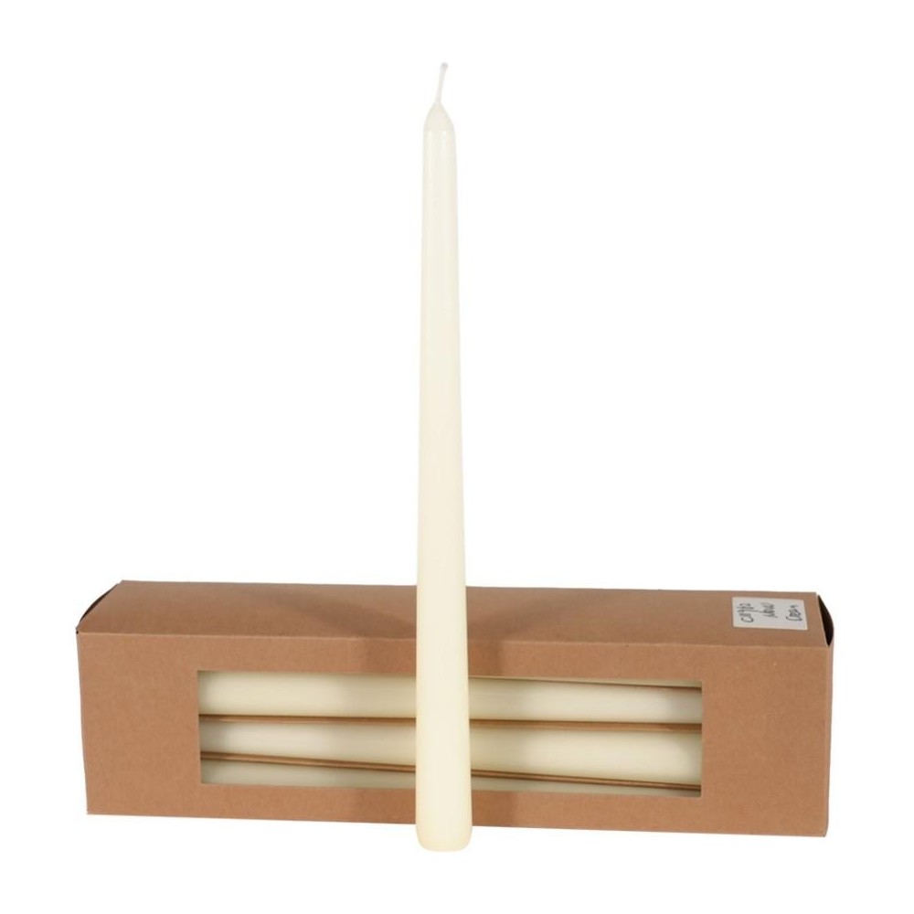 CANDELA CONICA H.300MM D.21MM. CREMA